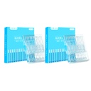 Sticky Ear Swabs - 2 Packs of 48 Reusable Adhesive Ear Cleaning Sticks, Universal Soft Head Earwax Management Tools