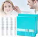 Sticky Ear Cleaning Sticks, Reusable Earwax Removal Adhesive Swabs, Sticky Ear Cleaner Ear Wax Removal Tools (2 Box 48PCS, Large)