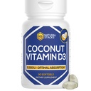 NATURAL STACKS Vitamin D 5000 IU συμπλήρωμα - με έλαιο καρύδας για βέλτιστη απορρόφηση - χάπια βιταμίνης D για την ανοσία & την ανάπτυξη κυττάρων - D3 125mcg συμπλήρωμα χοληκαλσιφερόλη - 30 D3 Υπηρεσίες