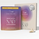 NAD+ Supplement – Triple Action Liposomal NAD+ & NADH Formula for Cellular Energy, Mitochondrial Support, and Longevity, Developed by Dr. Halland, 60 Capsules (30-Day Supply)