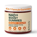 b.Ready NAD+ Gummies, Premium 1000 mg NAD Supplement with 500 mg TMG, Grape Seed & Black Pepper Extract – NAD+ for Healthy Aging, Cellular Energy & Antioxidant Support, Vegan, Sugar-Free, 60 Count