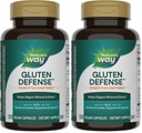 Nature's Way Gluten Defense Digestive Enzymes*, Helps Digest Wheat & Dairy(1), Gluten & Casein Digestive Enzymes*, 120 Vegan Capsules (Packaging May Vary) (Pack of 2)