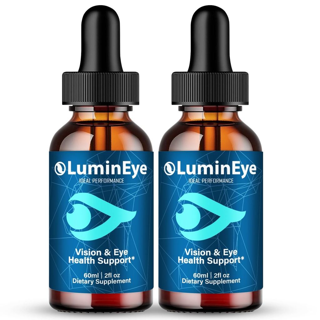 LuminEye Drops, Official LuminEye Eye Health Supplement Drops - Maximum Strength, All Natural Visual Wellness & Crystal Clear View, Advanced Lumin Eye Droppers for Gentle Care Reviews (2 Pack)