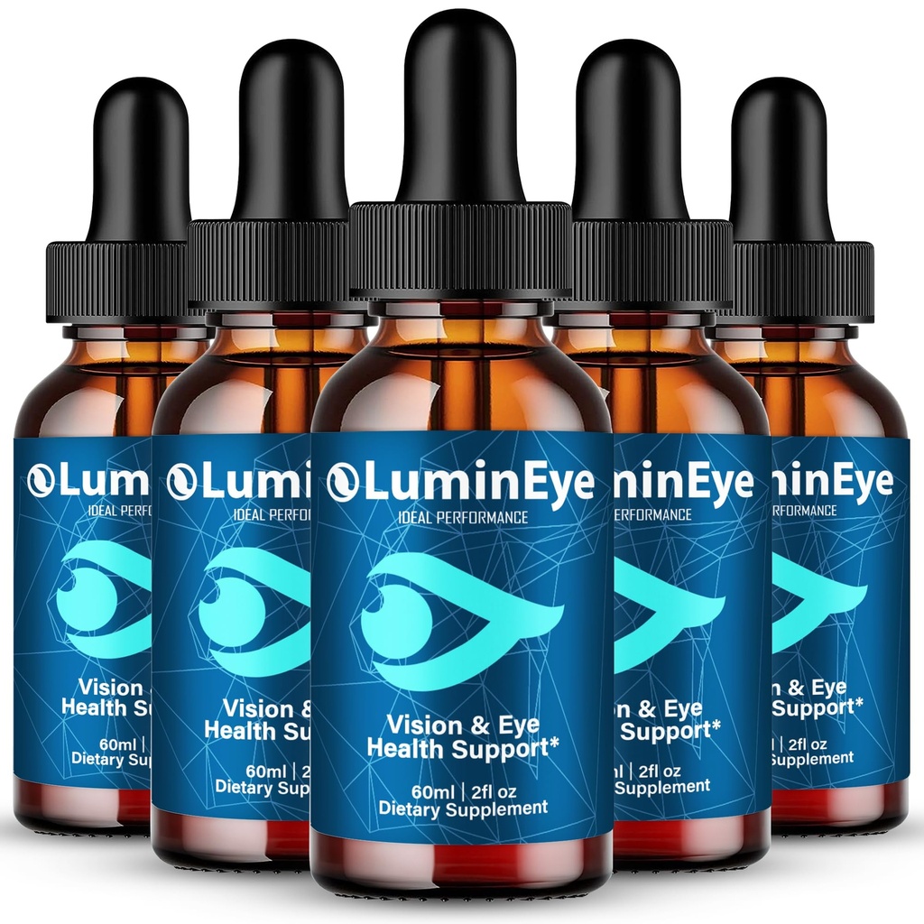 LuminEye Drops, Official LuminEye Eye Health Supplement Drops - Maximum Strength, All Natural Visual Wellness & Crystal Clear View, Advanced Lumin Eye Droppers for Gentle Care Reviews (5 Pack)