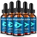 LuminEye Drops, Official LuminEye Eye Health Supplement Drops - Maximum Strength, All Natural Visual Wellness & Crystal Clear View, Advanced Lumin Eye Droppers for Gentle Care Reviews (5 Pack)