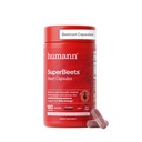 HumanN SuperBeets Κάψουλες ρίζας τεύτλων Γρήγορη κυκλοφορία 1000mg, Βοηθά στην υποστήριξη της παραγωγής νιτρικού οξειδίου, της αρτηριακής πίεσης, της υγείας της καρδιάς, Περιέχει μη-GMO σκόνης ριζών, Σπουδασμένα αντιοξειδωτικά 180 μέτρα