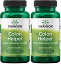 Swanson Colon Helper - Promotes Digestive Health Using Vervain, Goldenseal Root, Slippery Elm Bark & More - Herbal Supplement Aiding Healthy Eliminations - (60 Capsules)(2 Pack)