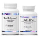 Tesseract Ιατρική έρευνα ProButyrate Gut Health Supplement, Butyric Acid Complex & CoQ10 Pro, Συνένζυμο Q10 για την υγεία, την υγεία των μυών και την παραγωγή κυτταρικής ενέργειας