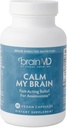 Dr Amen BrainMD Calm My Brain - 90 Vegan Κάψουλες - Φόρμουλα ταχείας δράσης με μαγνήσιο, Ashwagandha & L-Theanine - 30 Υπηρεσίες