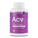 Essential Elements Apple Cider Vinegar Gummies from The Mother - Φυσικά-Πηγή, Vegan ACV με φολικό οξύ και βιταμίνη B6 & B12 60 Count