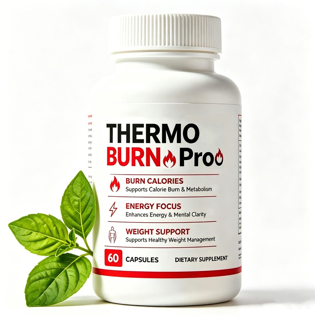 Thermo Burn Pro Capsules, Metabolism Support Metabolism Booster Energy & Fitness Supplement for Women & Men