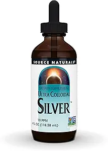 Source Naturals Ultra Colloidal Silver - Liquid Supplement for Immune System Support - 4 oz