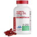 Bronson Ανταρκτική Krill Oil 2000 mg με Omega-3s EPA, DHA, Ασταξανθίνη και φωσφολιπίδια, 250 Softgels (125 Services)