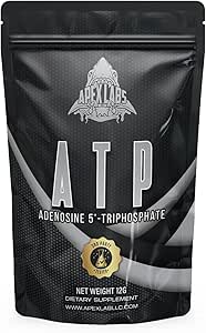 ATP| Adenosine Triphosphate| Supports Cellular Energy and Mitochondrial Health (0.4 Ounce)