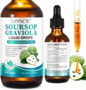 Soursop Graviola Liquid Drop, Λάδι soursop για την υποστήριξη και την αναγέννηση, ανοσοενίσχυση, χαλάρωση, συκώτι και ύπνο, Bitters Soursop Liquid, Vegan, ζάχαρη & γλουτένη, φυσικό άρωμα, για άνδρες & γυναίκες-2 Fl Oz