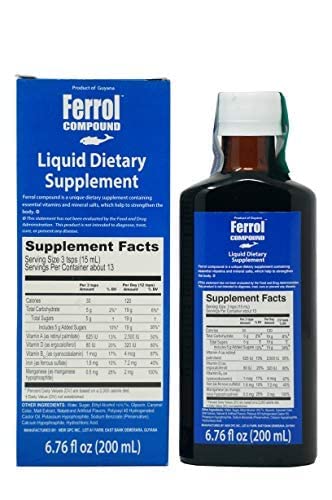 Compound -Liquid Dietary Supplement 6.76 fl oz (Pk of 4)