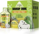 Υγρό ποτό, υγρό bitters Soursop, ανοσοενισχυτική βιταμίνη C, γρήγορη απορρόφηση, Vegan, μη ΓΤΟ, 10 συσκευασίες