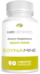 Pure Nootropics - Dynamine (Methylliberine: 1,7,9-tetramethyluric Acid) 100 mg Κάψουλες (90) 