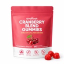 avaRoot Cranberry Blend Gummies - Women's Balanced pH, Cranberry & Probiotic Formula with Vitamin C for Women’s Wellness & Urinary Tract Support - 60 Gummies