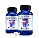 Ultimate Nattokinase Supplement with 10,800 FU，Ultimate Nattokinase Supplement Organic,Odorless Fermented Soy Enzyme, Vegan, Gluten Free, Easy Daily Routine, 60 Capsules-1PCS