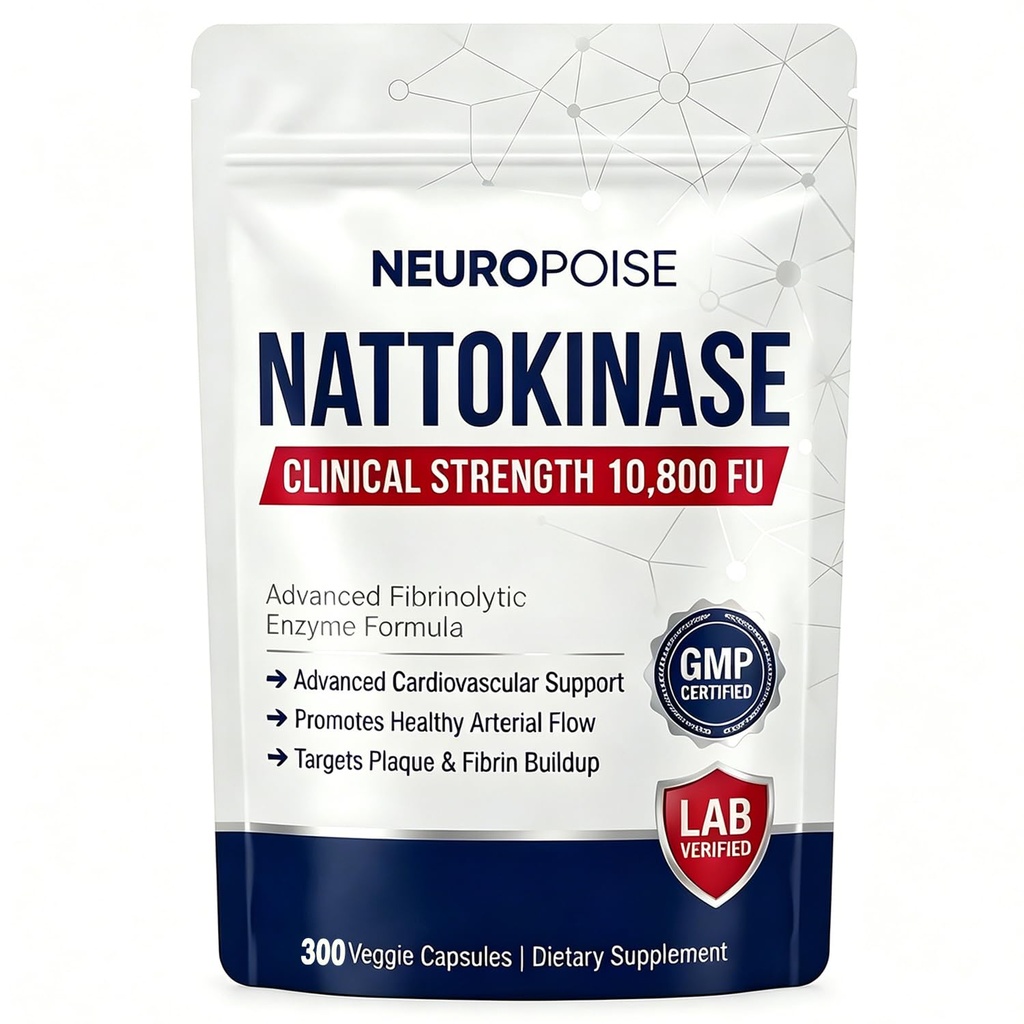 Neuropoise Nattokinase 10800 FU Per Serving
