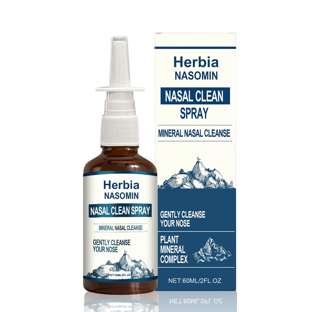 Nasal Iodine Spray, Cleanse and Refresh The Nasal Passages, Ideal for Travel and Daily Comfort Care