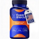 Iodine+ 12.5 mg Tablets with Potassium Iodide USP and Free Iodine USP Dietary Supplement (180 Count)