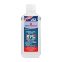 Epic Medical Supply 91% Percent Isopropyl Alcohol 91, Rubbing Alcohol Isopropilico 16 oz. Bottle, Multipurpose First Aid Antiseptic, Alcohol for Nails (1)