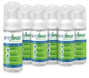 Travel Foam Hand Sanitizer - Kills 99.9% of Common Germs - Alcohol-Free - Moisturizing, Non-Skin Drying, Water-Based Formula - Made in USA - Lemongrass Scent -Travel Size - 1.5 oz - 6 Pack