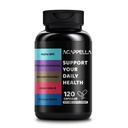 ACAPPELLA Alpha GPC Capsule with Bacopa Monnieri Ginkgo Biloba Capsules Huperzine-a Supplement - 120 Count