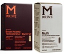 Mdrive Boost and Burn Testosterone Booster + Daily Multi Vitamin