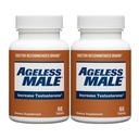 Ageless Male Free Testosterone Booster Supplement for Men, 120 Tablets
