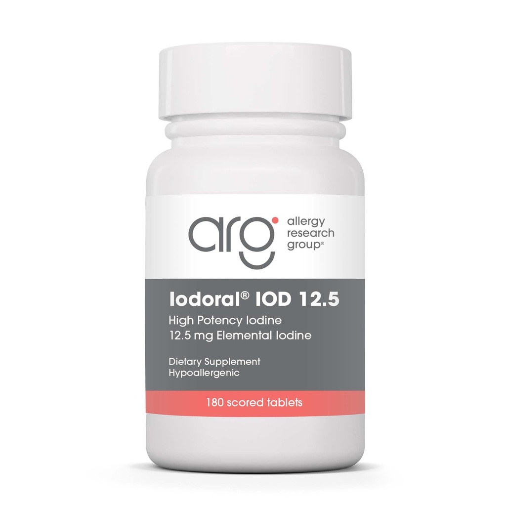 Optimox Iodoral 12, 5 mg συμπλήρωμα - συμπλήρωμα ιωδίου, Θυρεοειδή Υποστήριξη για Γυναίκες και Άνδρες, Χάπια Λύσης Λούγκολ, Ιωδιούχα Δισκία Κάλιου, Καθημερινή Ορυκτό Σύμπλεγμα - 180 Μέτρα