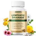 Lymphatic Drainage Supplements - Lymphatic Drainage Capsule Support Immune & Lymph System, Body Cleanse & Detox - Natural Herbal Blend with Echinacea, Dandelion, Burdock & Cleavers, 90 Capsules