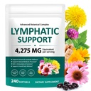 Lymphatic Drainage Supplements 4275mg | 21-in-1 Herbal Blend with Echinacea, Dandelion, Burdock Root & Red Clover | Lymphatic Support Capsules for Immune Health & Fluid Balance | 240 Softgels