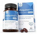 Ubiquinol CoQ10 600mg with PQQ, Vitamin E & Plant Sterols – High Absorption Formula with Black Pepper & Sunflower Lecithin – Heart Health, Energy Production & Antioxidant Support丨60 Softgels