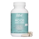 Probiotics - Mood Super Strains Probiotic - Φυσικά υποστηρίζει Digestion & Mood - Histamine-free Probiotics w/L Rhamnosus GG, Ράφι σταθερό Probiotic συμπλήρωμα, 60 ημέρες προσφοράς, μη GMO, Vegan