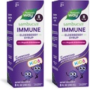 Nature's Way Sambucus Elderberry Immune Syrup for Kids Ages 2+,Echinacea & Propolis,with Superfood Antioxidants(1),Immune Support Syrup*,Vegetarian,Berry Flavored,8 Fl Oz,(Pack of 2)