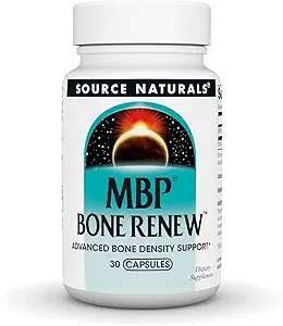 Source Naturals MBP Ανανέωση οστών - πρωτεΐνη γάλακτος για προηγμένη υποστήριξη πυκνότητας - 30 κάψουλες