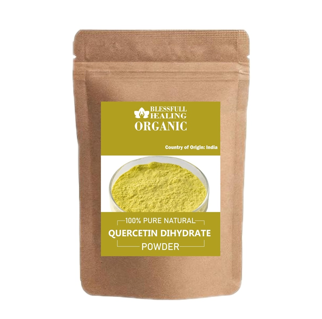 Blessfull Healing Organic Quercetin Dyhidrate Powder 100% Pure Natural 100 Gram / 3.52 oz