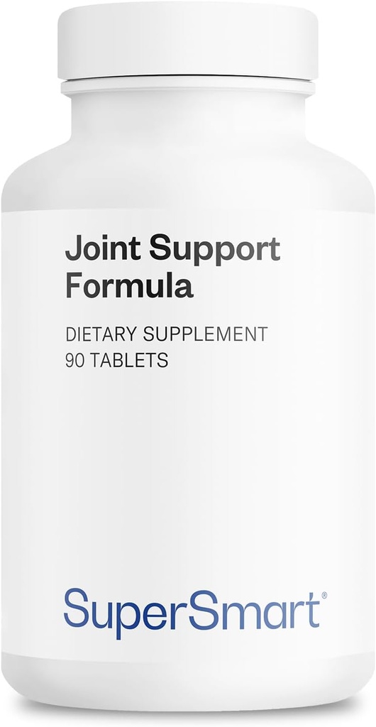 Supersmart Joint Support Formula (High Potency Complex) - with Glucosamine, Chondroitin, Hyaluronic Acid, MSM - Joint Support Supplement | Non-GMO & Gluten Free - 90 Tablets