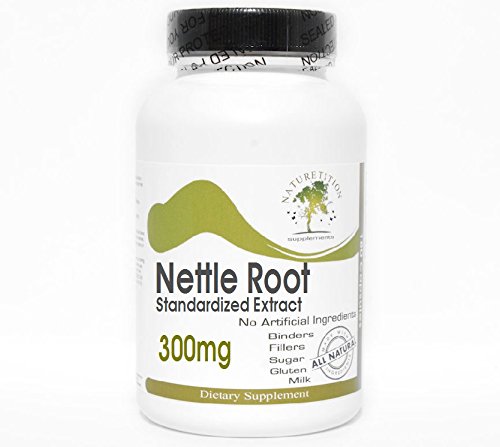 Nettle Root Standardized Extract 300mg ~ 200 Capsules - No Additives ~ Naturetition Supplements