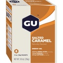 GU Energy Original Sports Nutrition Energy Gel, Vegan, Gluten-Free, 8-Count Tri-Berry and Salted Caramel Flavor Bundle
