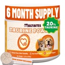 Taurine Powder for Cats & Dogs, Chicken Flavor, Taurine for Cats, Feline Heart Supplements, Support Vision, Heart & Immunity Suitable, for Cats & Dogs of All Ages 4.23 oz