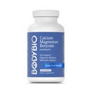 BodyBio Butyrate - Postbiotic for Gut Health, Digestive Support, Bloat, Gas & Constipation Relief, Leaky Gut Repair - Calcium, Magnesium + Butyric Acid Supplement for GI Wellness - 250 Capsules
