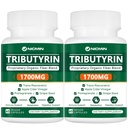 Tributyrin Supplement - Premium Butyrate Gut Health Supplement for Leaky Gut 120 Capsules