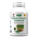 ANDREW LESSMAN Green Foods Complex 30 Capsules - Supplies Building Blocks for Healthy Tissue Growth, Liver Support. 100 mg Each of Barley Grass, Wheat Grass, Blue Green Algae, Chlorella, Spirulina