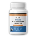 Lone Star Botanicals Organic Spirulina Capsules – 100% Pure Blue-Green Algae, No Fishy Smell, Superfood Supplement, Vegan, Non-GMO, Gluten-Free (Blue (60 Count))