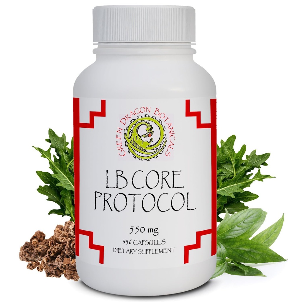 LB CORE Protocol Capsules 550 mg 336 Capsules Made in USA – Herbal Blend with Japanese Knotweed, Cat’s Claw, Andrographis, Sarsaparilla & Dandelion Non-GMO Gluten-Free Vegetarian*