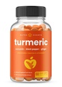 NutraChamps Turmeric Gummies για ενήλικες & παιδιά με εκχύλισμα τζίντζερ & μαύρο πιπέρι, 95% κουρκουμινοειδή, Vegan φυσικό συμπλήρωμα κοινής υποστήριξης κουρκουμίνης, Tumeric Gummy συμπληρώματα